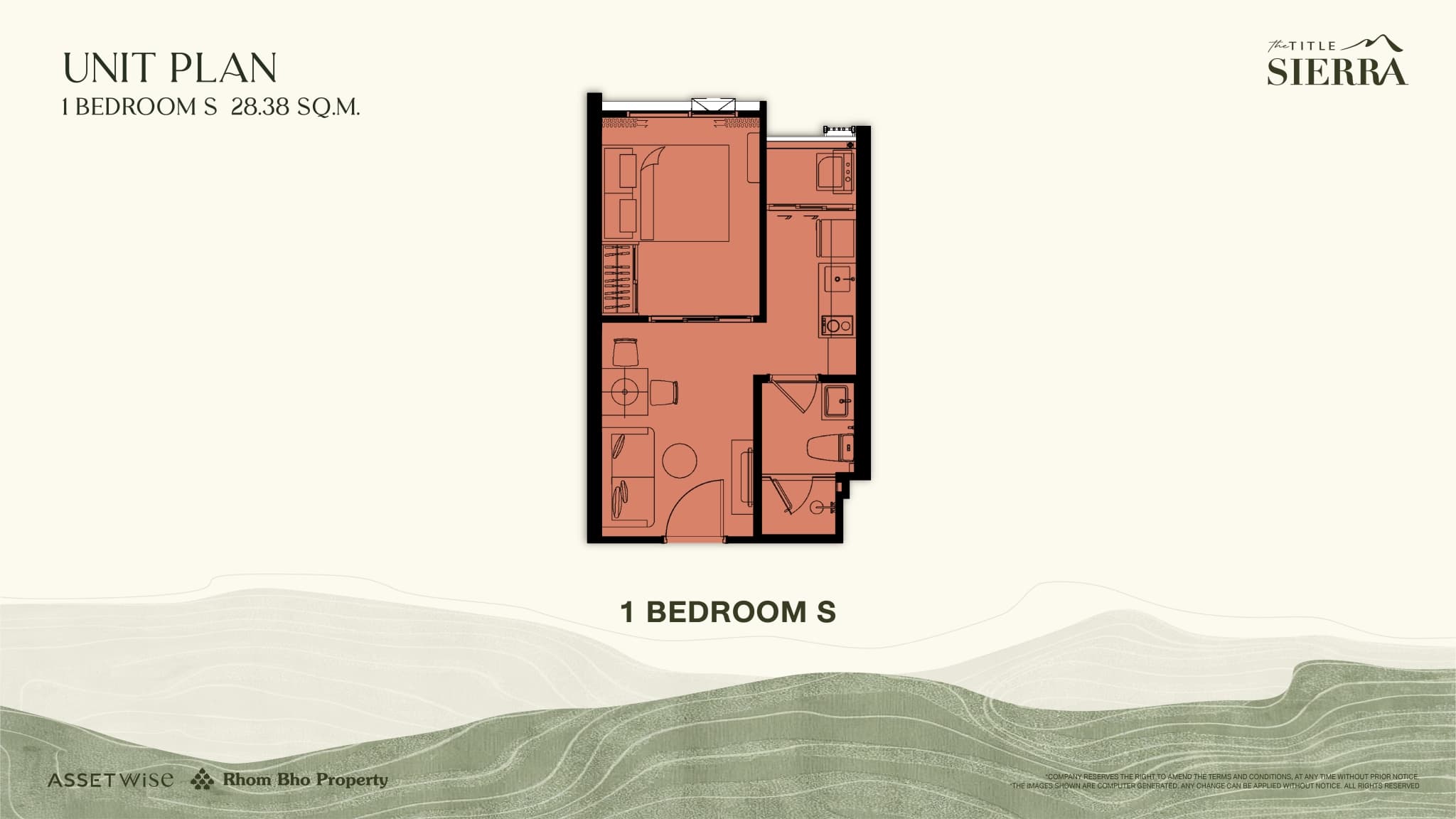 1 Bedroom S layout