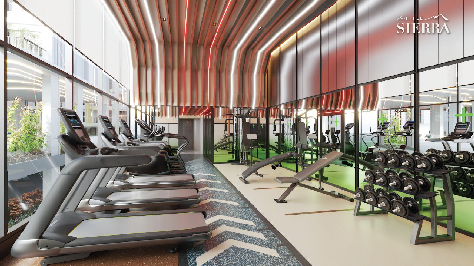 The Title Sierra fitness room