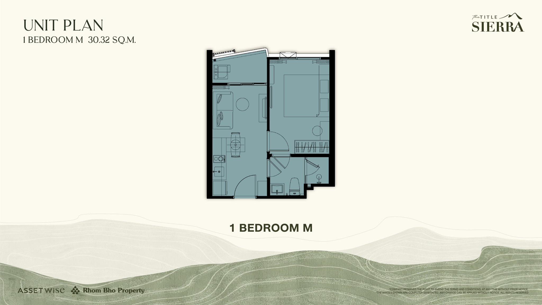 1-bedroom M